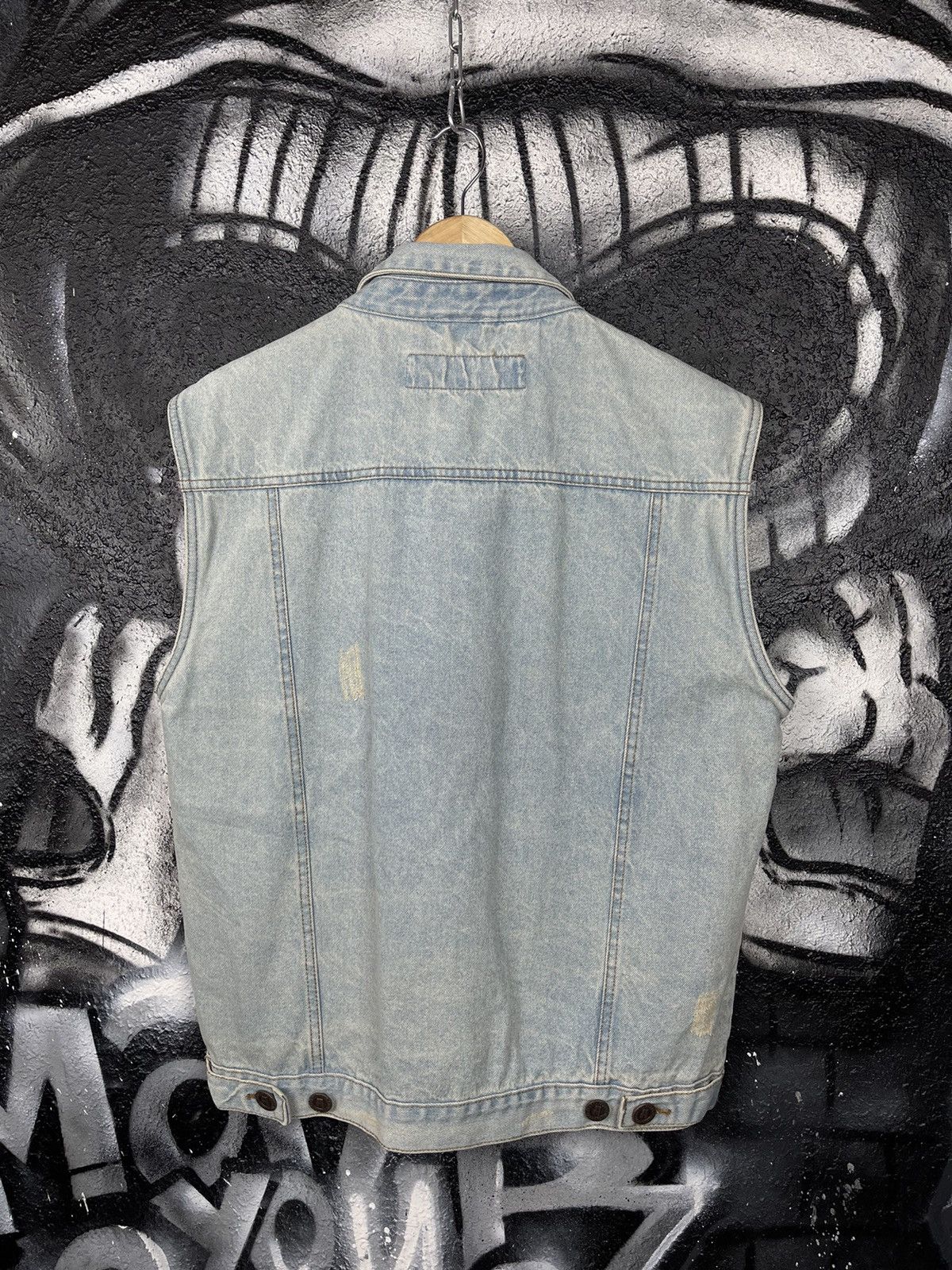 Anerkjendt Anerkjendt Though Of Denmar Blue Denim Jeans Vest Size L Size US M / EU 48-50 / 2 - 8 Thumbnail