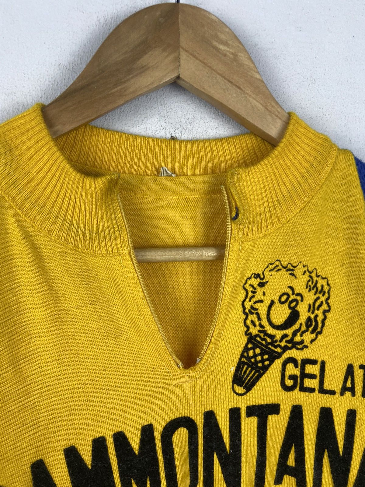 Vintage 70s SMS Santini Gelati Sammontana Bcycle Shirt Size US S / EU 44-46 / 1 - 4 Thumbnail