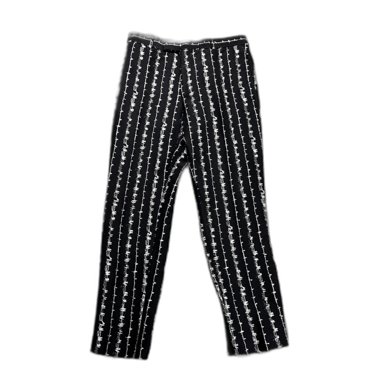 Alexander McQueen Alexander Mcqueen Embroidered Stripe Casual Pants-yf Size US 44 / EU 60 - 1 Thumbnail