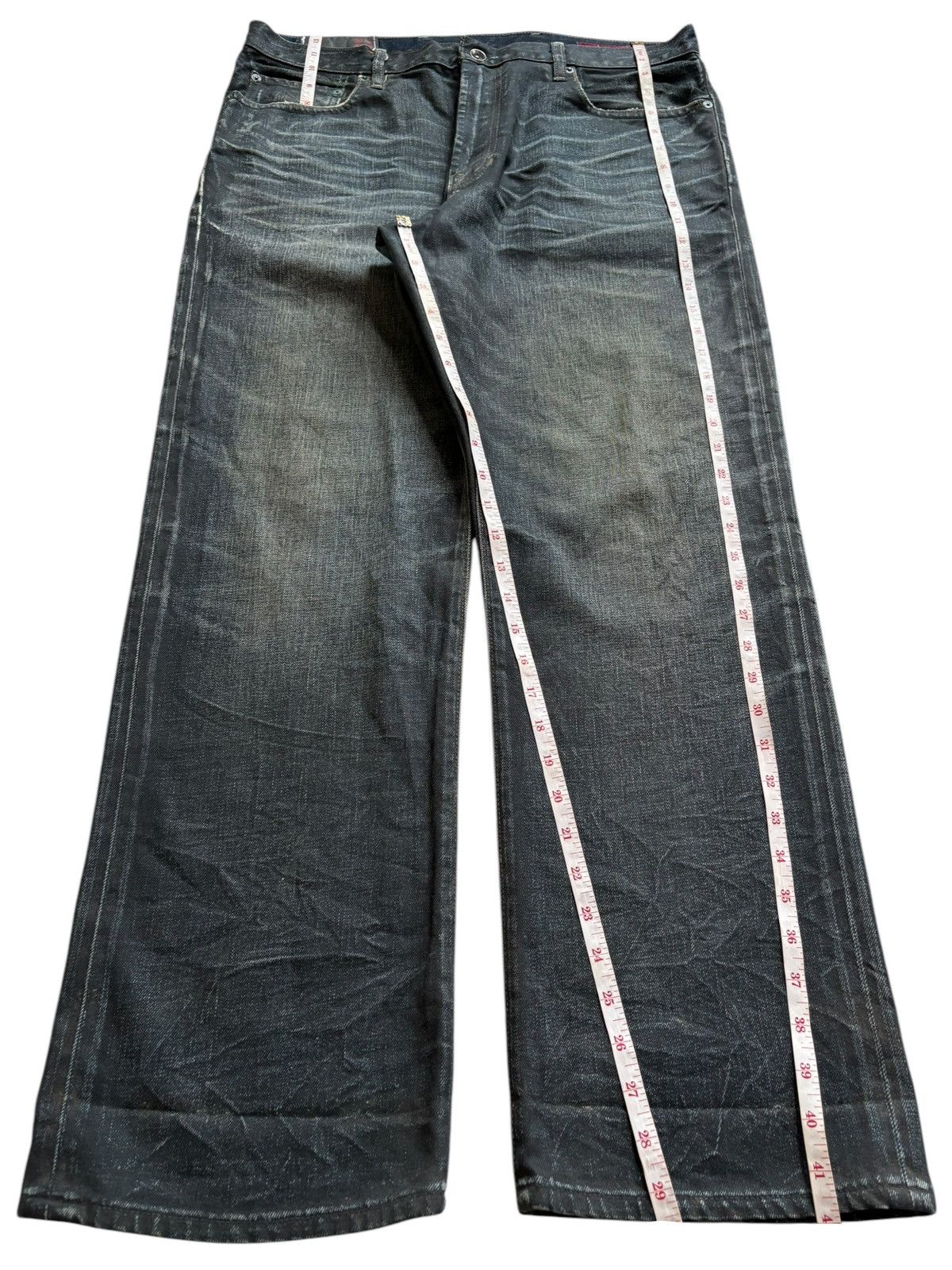 Gap Vintage Gap Rusty Mud Wash Distressed Loose Baggy Jeans Size US 36 / EU 52 - 15 Thumbnail