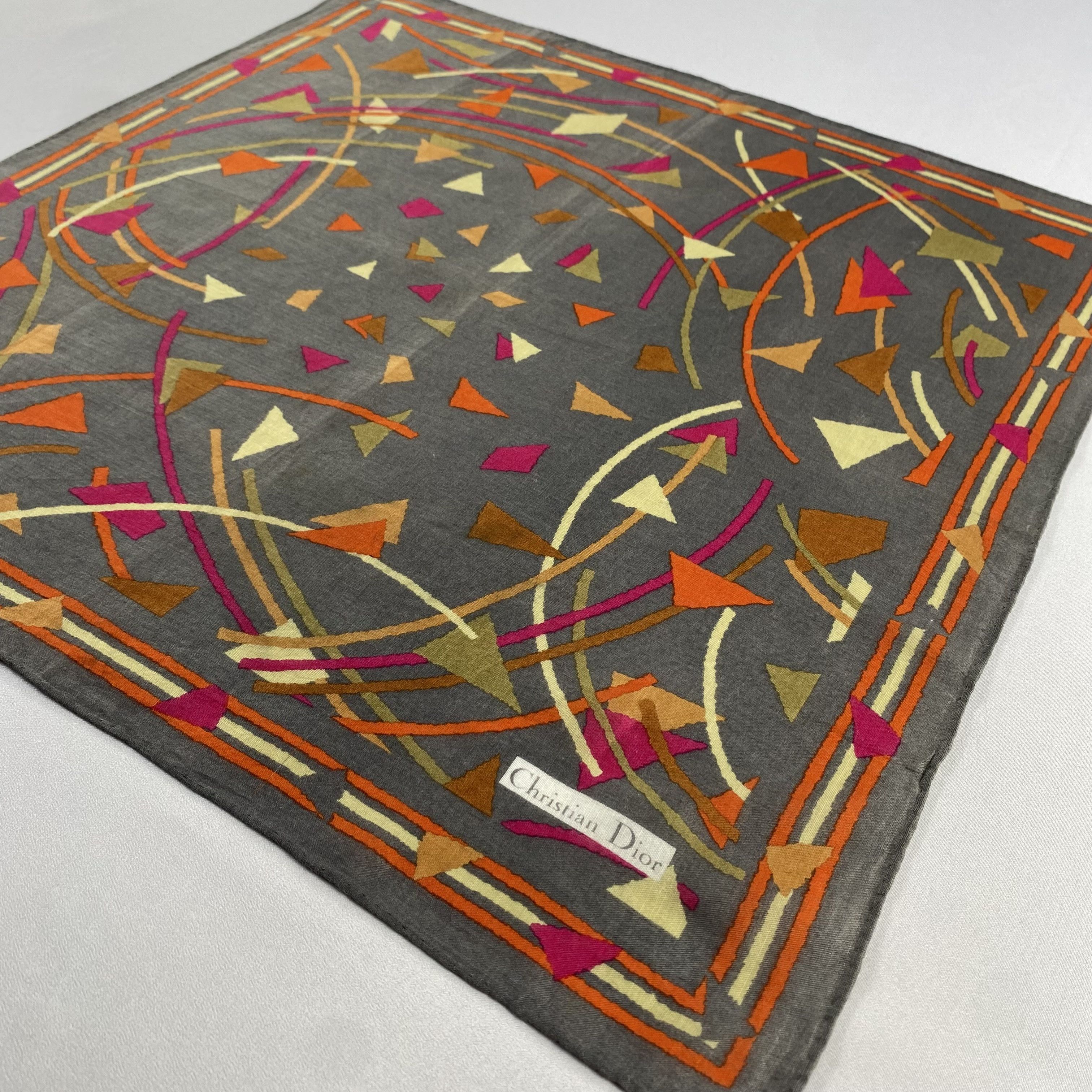 Vintage Christian Dior Monsieur Handkerchief / Neckerchief-P630 Size ONE SIZE - 2 Thumbnail