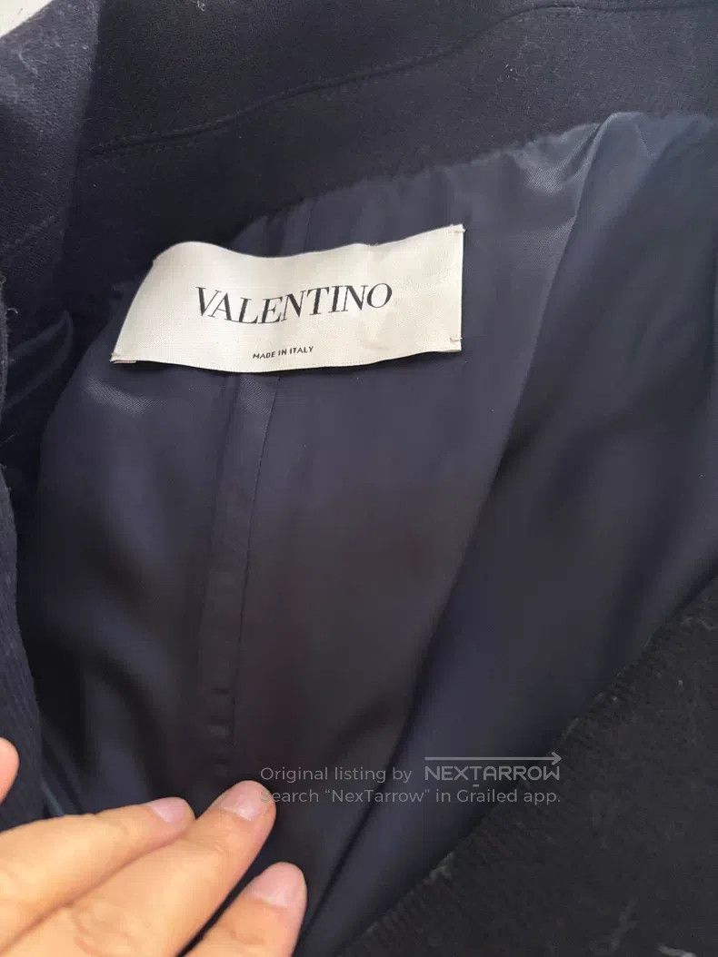 Valentino Valentino Navy wool coat Size XS / US 0-2 / IT 36-38 - 3 Thumbnail