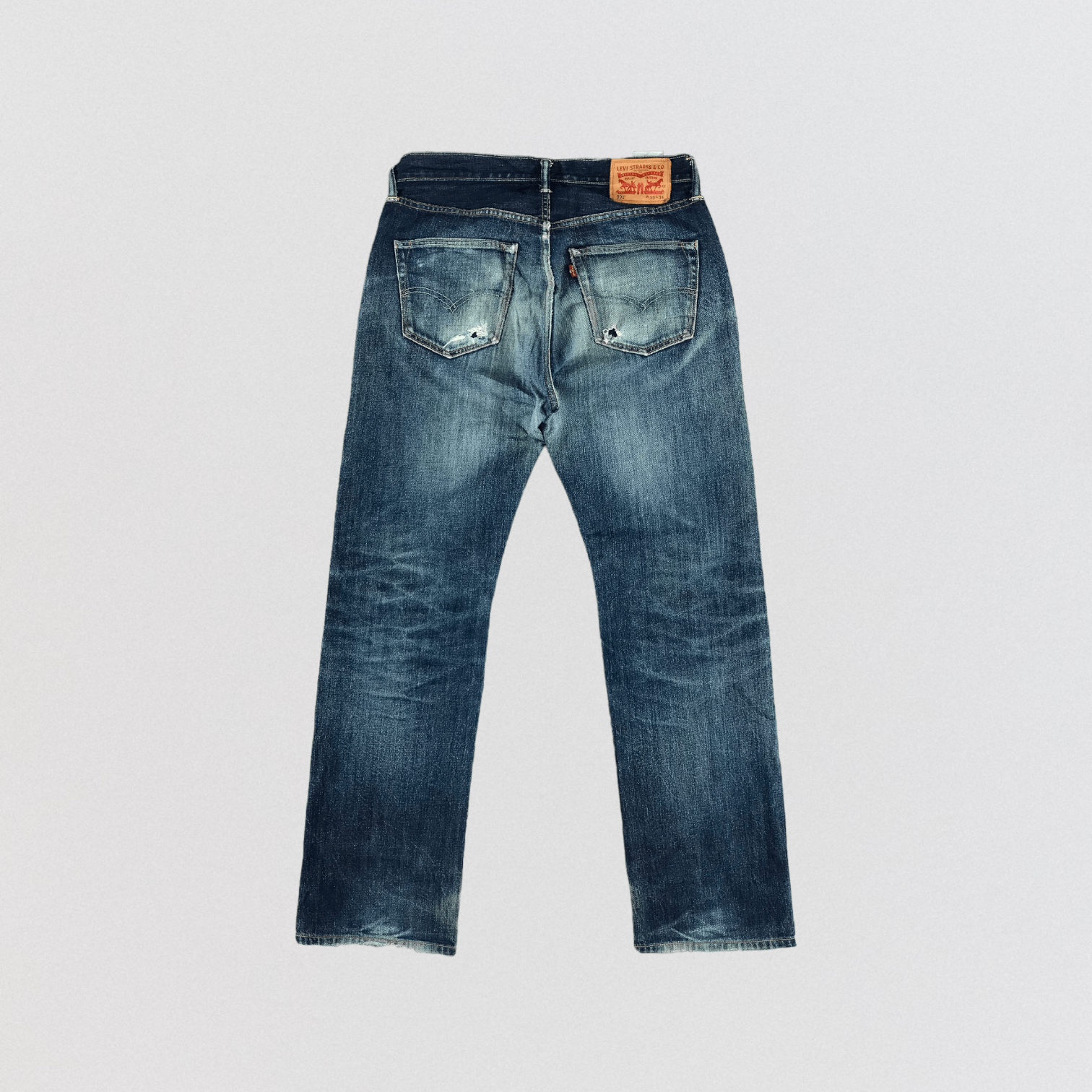 Levi's Vintage Blue Wash Levis 501 Jeans-JM2824 Size US 32 / EU 48 - 2 Thumbnail