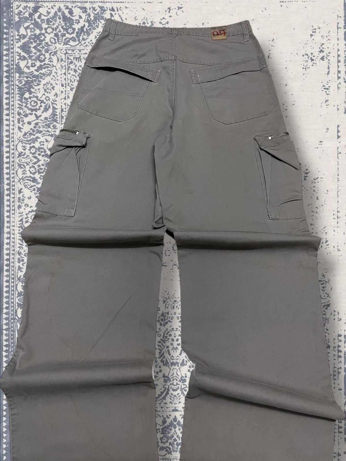 Designer × Japanese Brand × Vintage Vintage 1990s Japan Designer No Brake Cargo Multipcoket Pant Size US 29 - 12 Thumbnail