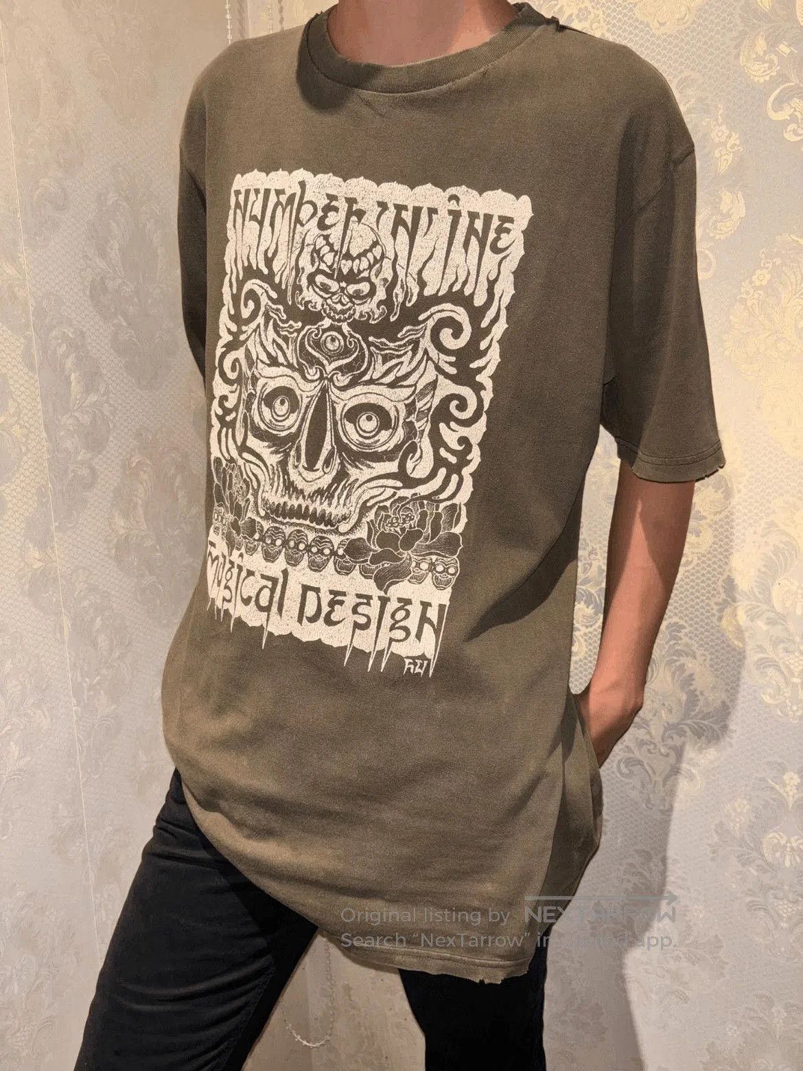 Number (N)ine Sz 5 Number Nine x Magical Design 04AW Pattern Tee. Size US L / EU 52-54 / 3 - 2 Thumbnail