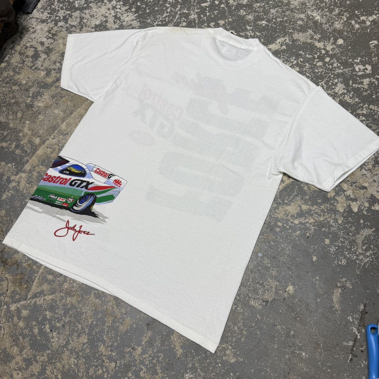 NASCAR Vintage John Force Castrol GTX Racing Wrap Around Nascar Size US XL / EU 56 / 4 - 10 Thumbnail