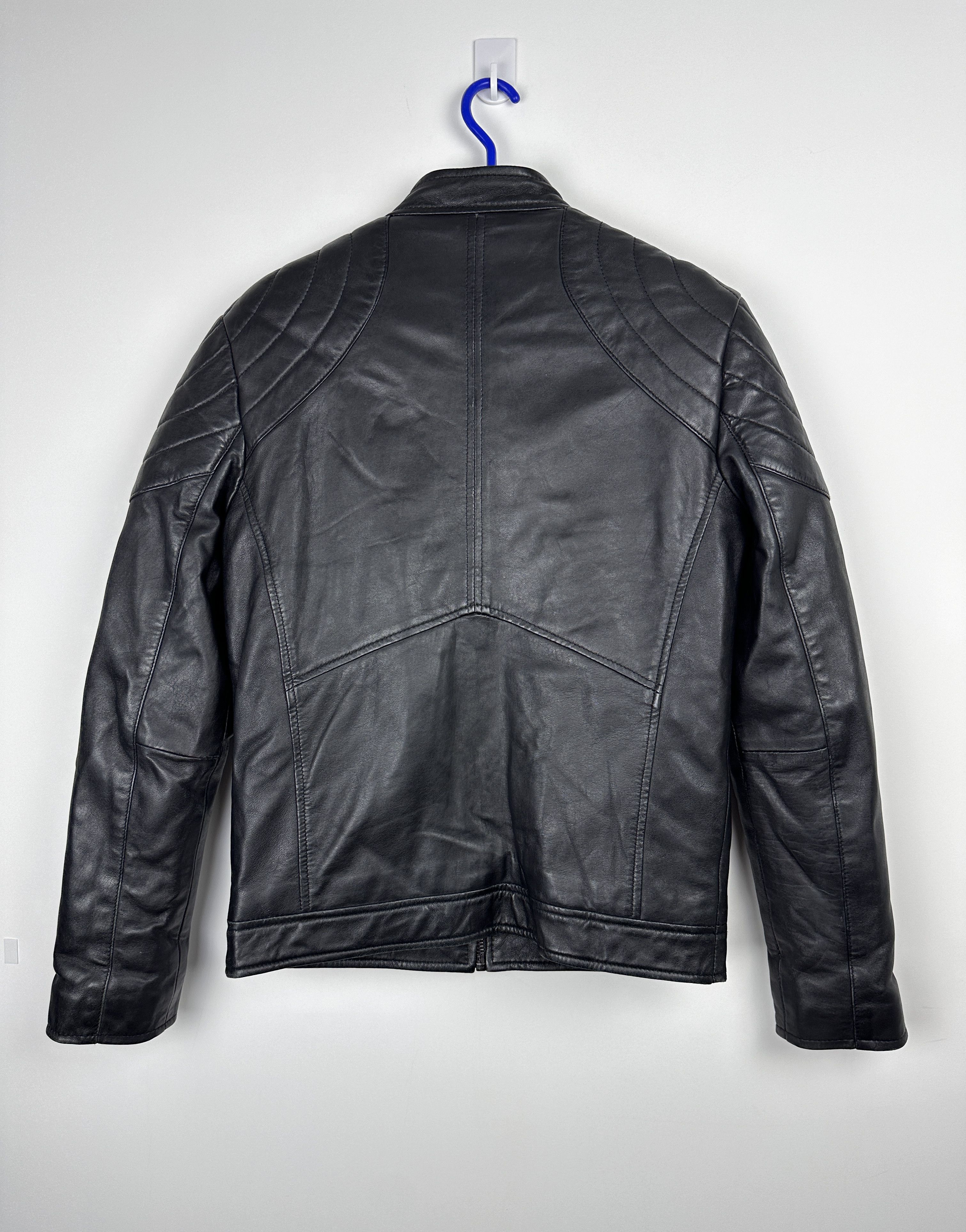 Vintage Lambskin men biker leather jacket avant garde S Size US S / EU 44-46 / 1 - 6 Thumbnail