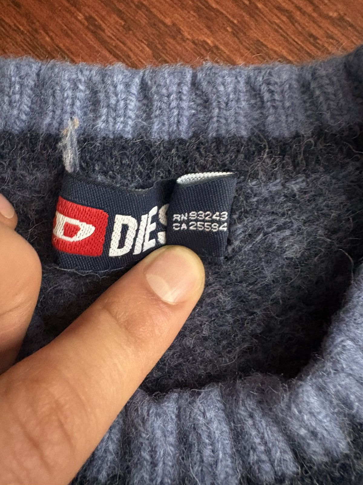 Diesel Diesel Vintage Blue Wool Sweater Size US S / EU 44-46 / 1 - 4 Thumbnail