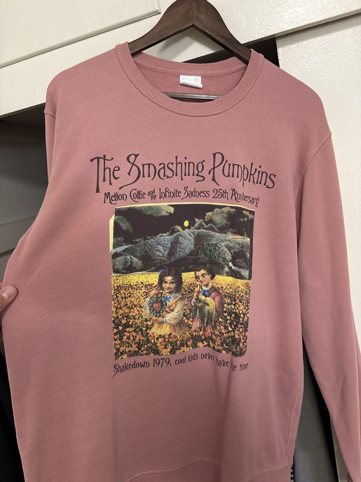 Other The Smashing Pumpkins Mellon collie pink sweater 25 year Size US XL / EU 56 / 4 - 4 Thumbnail