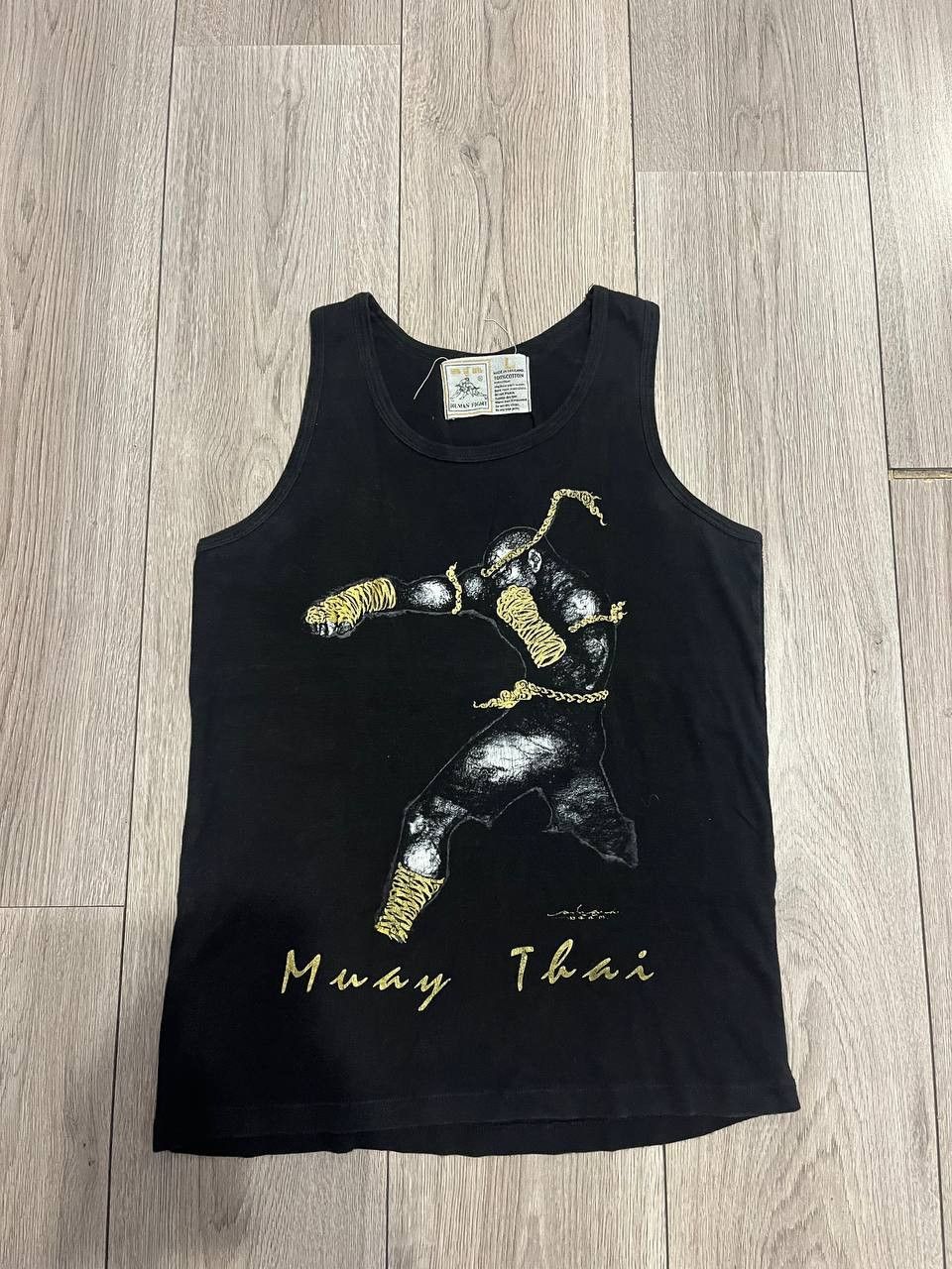 Vintage vintage Muay Thai ultimatum fighting human fights sleeveless Size US L / EU 52-54 / 3 - 1 Thumbnail