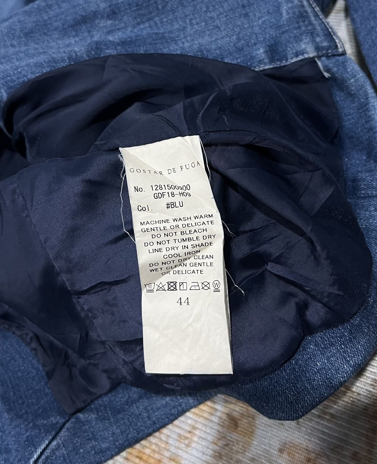 GOSTAR DE FUGA Gostar De Fuga Blue Denim Blazzer Size US M / EU 48-50 / 2 - 10 Thumbnail