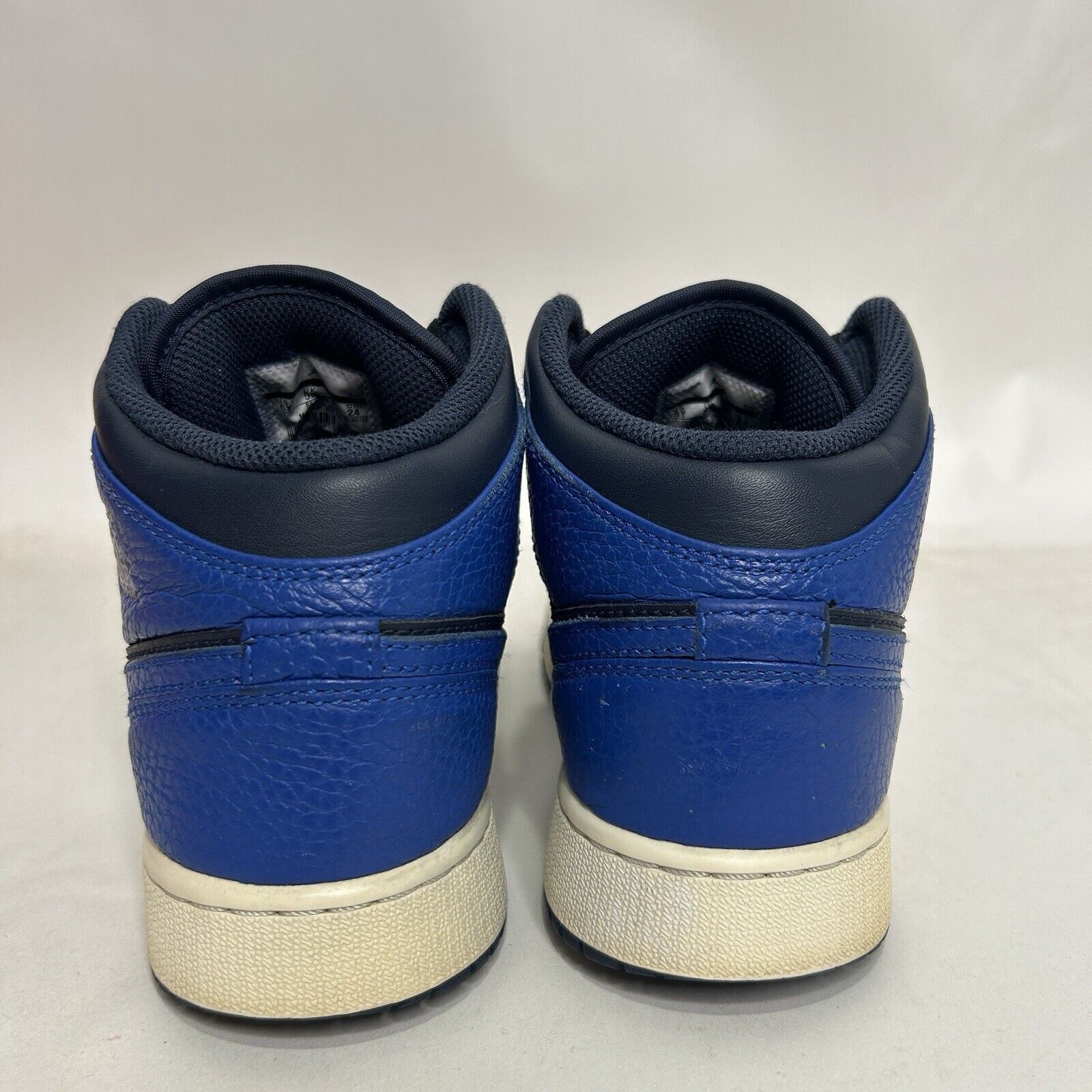 Nike Nike Air Jordan 1 Mid Retro GS “Obsidian Royal” 2024 Size US 7.5 / IT 37.5 - 5 Thumbnail