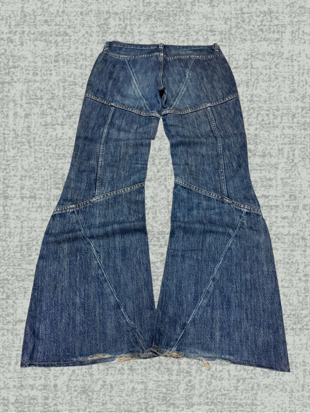 Diesel DIESEL INDUSTRY Flared Reconstructed Low Rise Denim Size US 28 / EU 44 - 2 Thumbnail