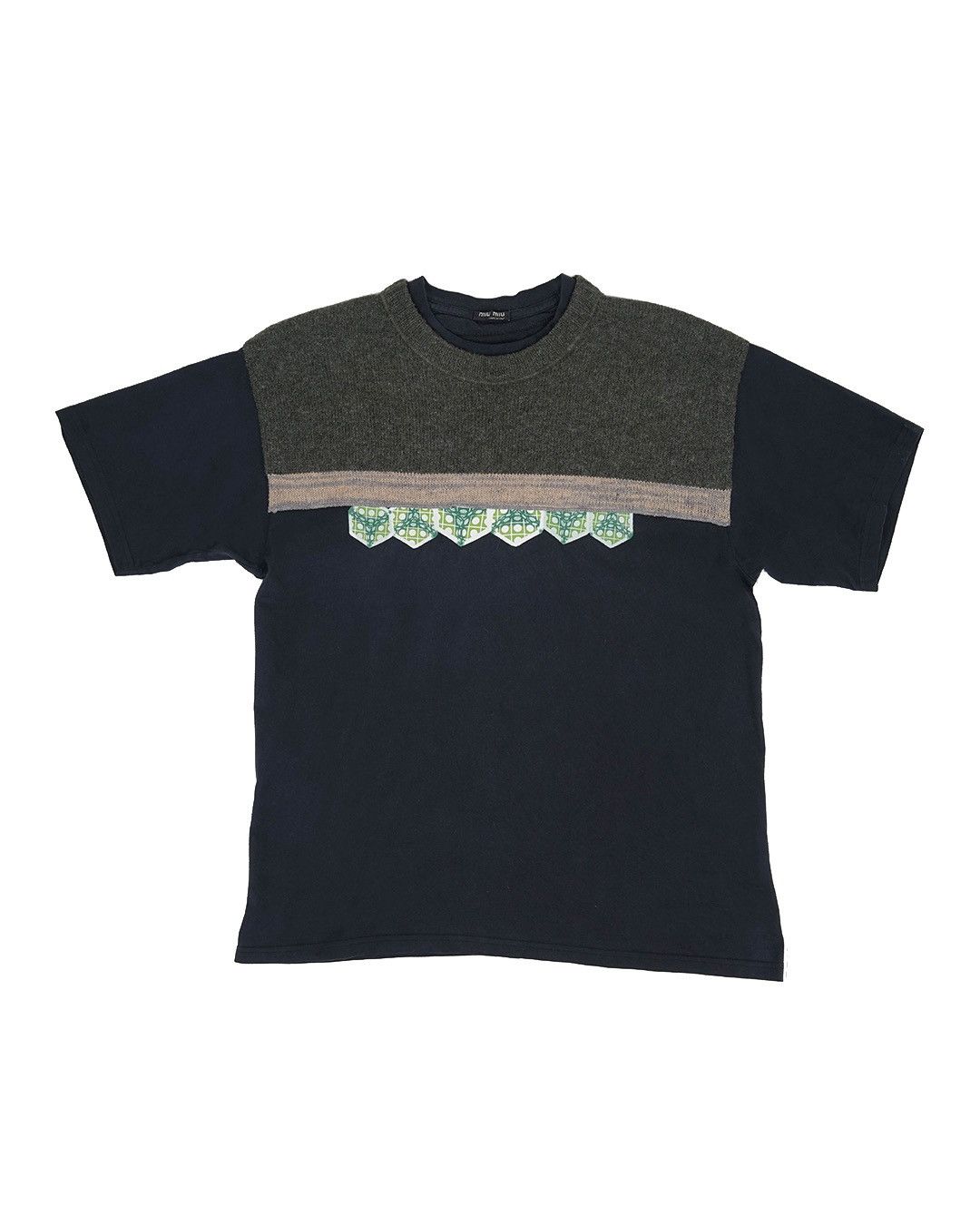 Miu Miu Miu Miu Mens F/W2003 Graphic Mohair Tee Size US M / EU 48-50 / 2 - 1 Thumbnail