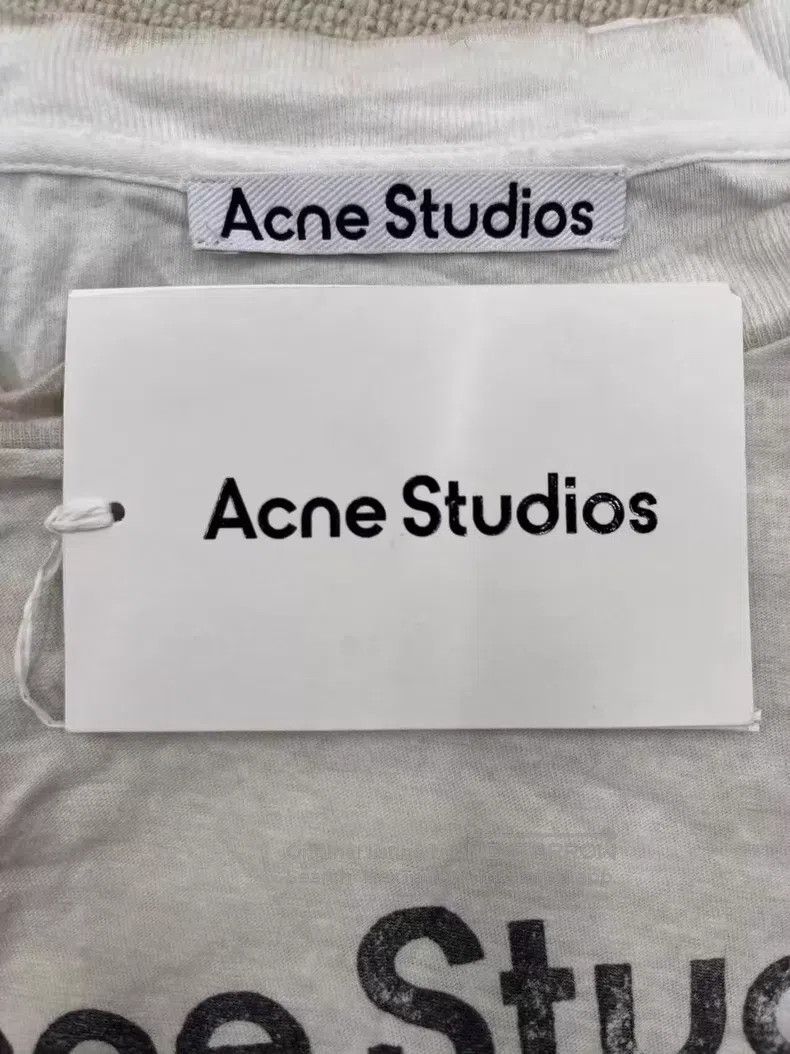 Acne Studios Acne Studios SS23 1996 series letter logo distressed print Size US XXS / EU 40 - 4 Thumbnail