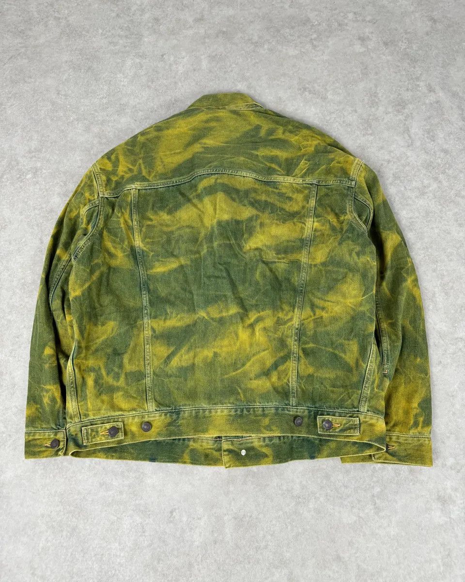 Acne Studios Acne Studios Acid Wash Green & Yellow Denim Jacket Size US L / EU 52-54 / 3 - 7 Thumbnail