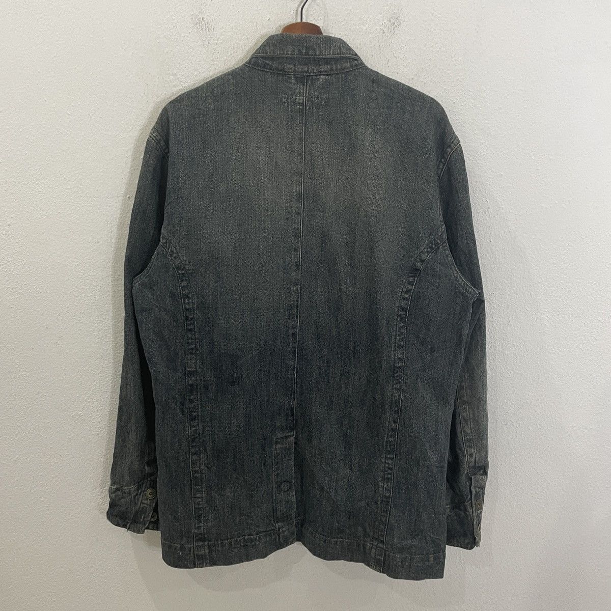 Japanese Brand Vintage Burning Violet Denim Jacket Size US L / EU 52-54 / 3 - 7 Thumbnail