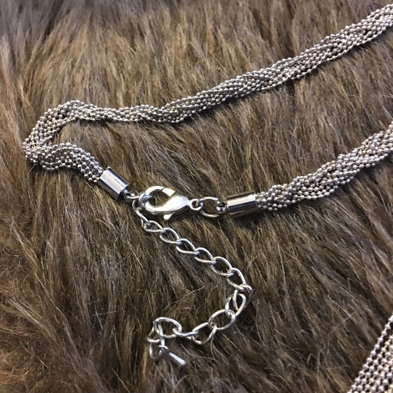 Vintage Vintage braided sparkle ball chain tassel necklace Size ONE SIZE - 11 Thumbnail