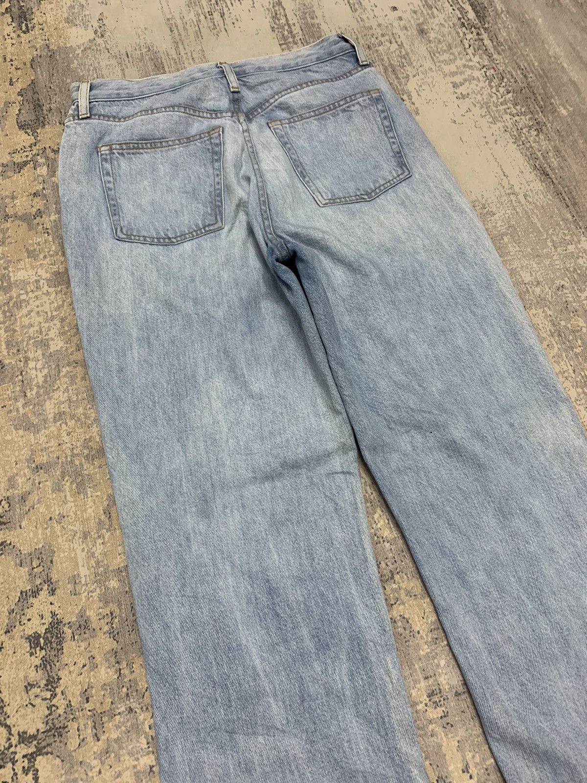 Hysteric Glamour Japanese Brand Distressed Denim High Rise Faded Blue Jeans Size US 30 / EU 46 - 11 Thumbnail