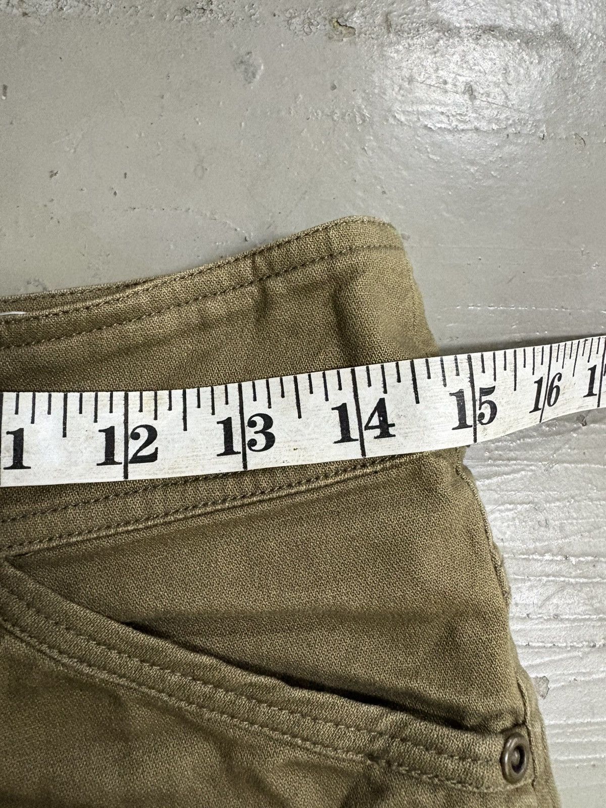 If Six Was Nine RNA H Naoto Military GOA Japanese brand Denim shorts Size 29" - 7 Thumbnail