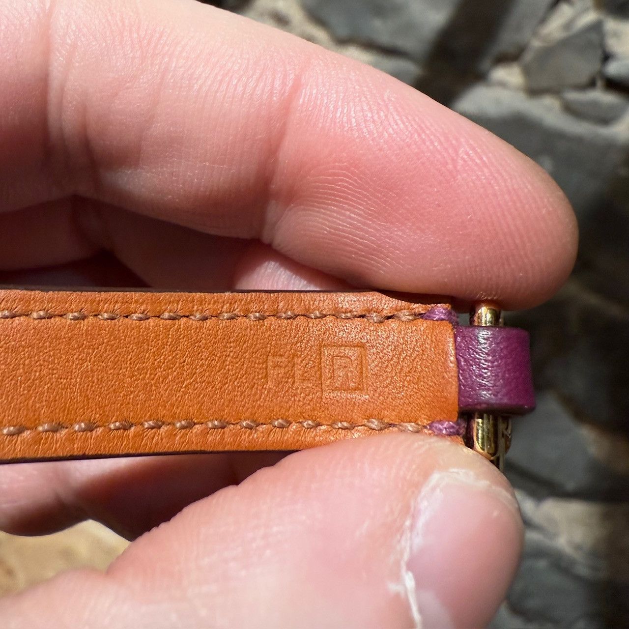 Hermes Hermès Purple Double Tour Rivale GHW Wrap Bracelet Size ONE SIZE - 7 Thumbnail