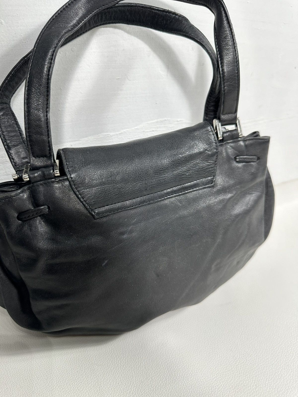 Yohji Yamamoto Ysaccs By Yohji Yamamoto Leather hobo Bag Size ONE SIZE - 9 Thumbnail