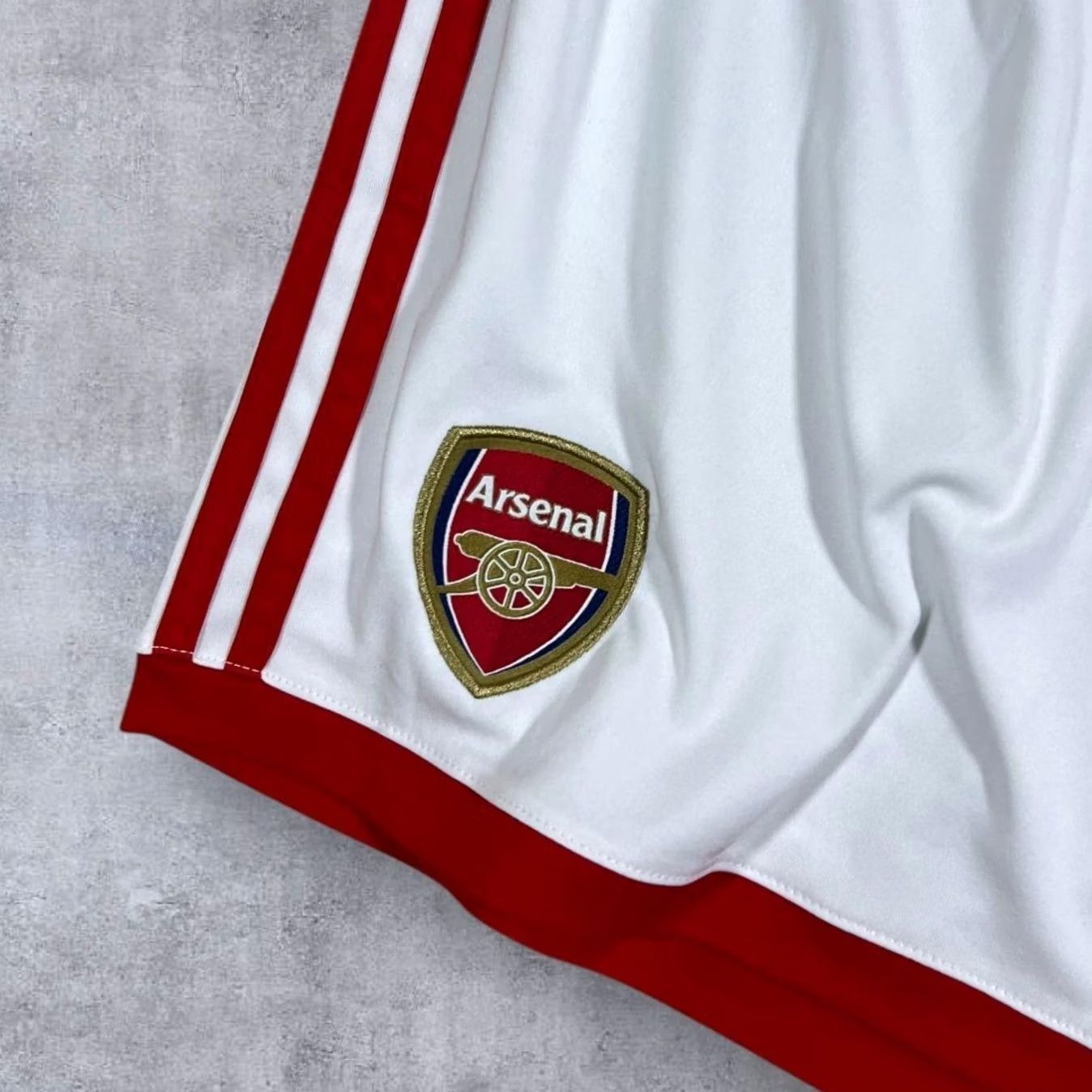 Adidas Adidas Arsenal FC Gunners 2020/21 Football Shorts XXL Men White/Red Athletic Activewear Size US 39 - 3 Thumbnail