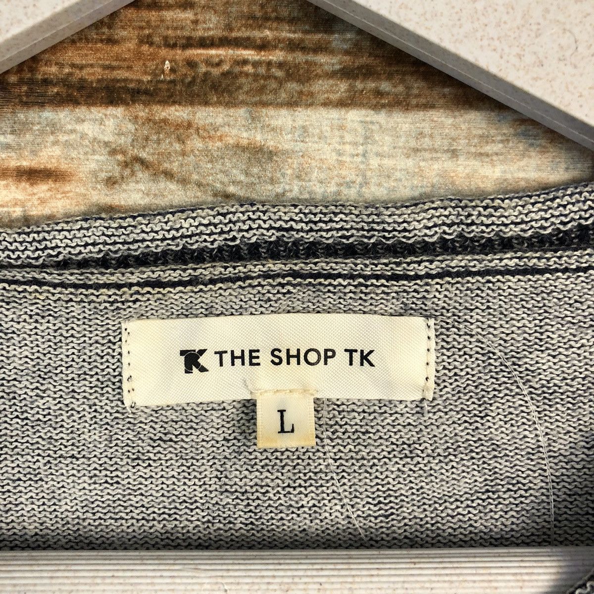 Homespun Knitwear × Japanese Brand × Takeo Kikuchi TK Shop Dark Blue Knitwear #A1544 Size US L / EU 52-54 / 3 - 10 Thumbnail
