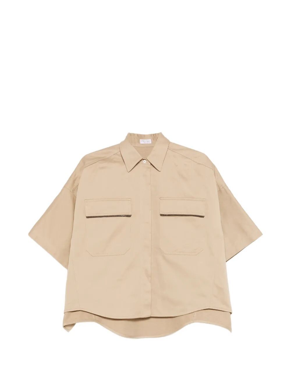 Brunello Cucinelli SAFARI OVERSIZED SHIRT Size M / US 6-8 / IT 42-44 - 1 Thumbnail