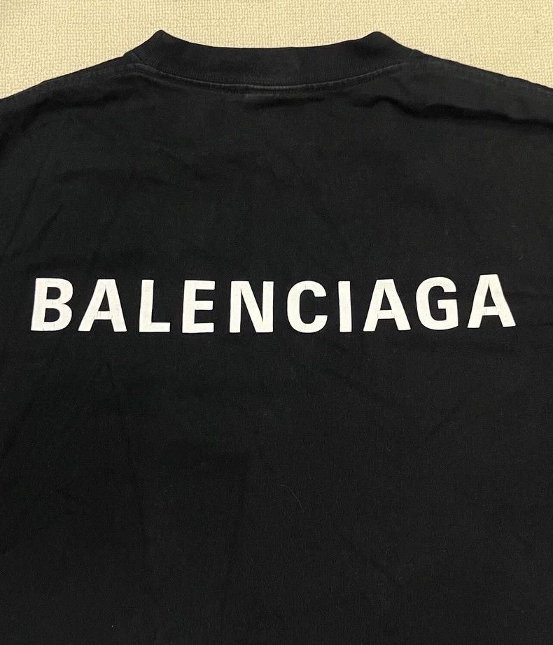 Balenciaga Balenciaga Logo printed vintage Jersey short sleeve T-shirt Size US S / EU 44-46 / 1 - 3 Thumbnail