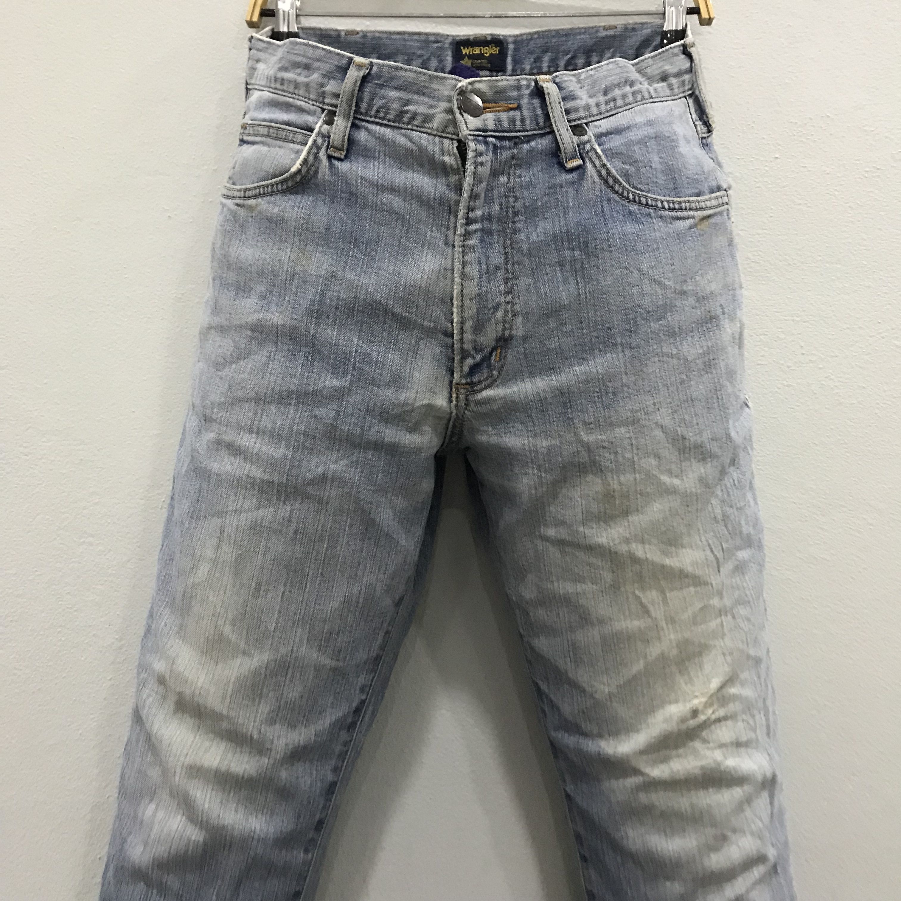 Wrangler Vintage 90s Wrangler Light Wash Straight Leg Jeans Size US 33 - 3 Thumbnail
