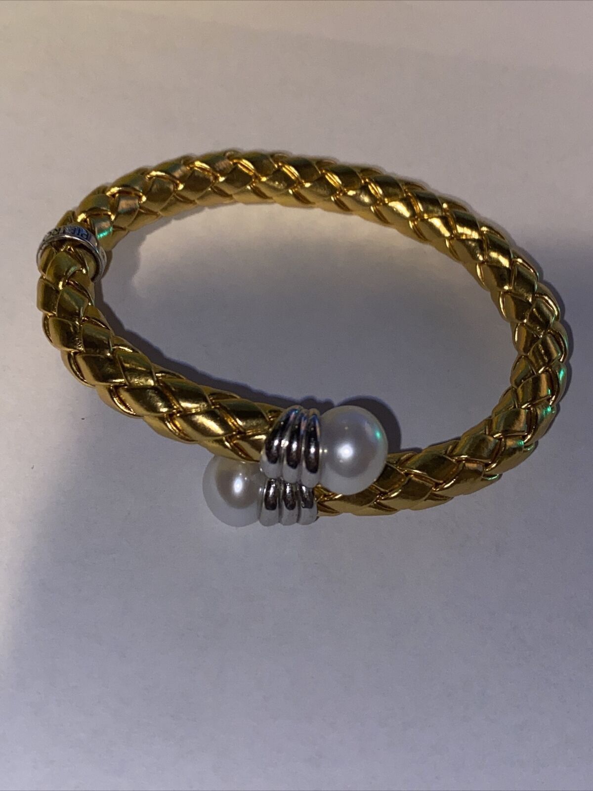 Other Pietro Balestro Gold Colored Bracelet Silver Piece Pearl Size ONE SIZE - 7 Thumbnail