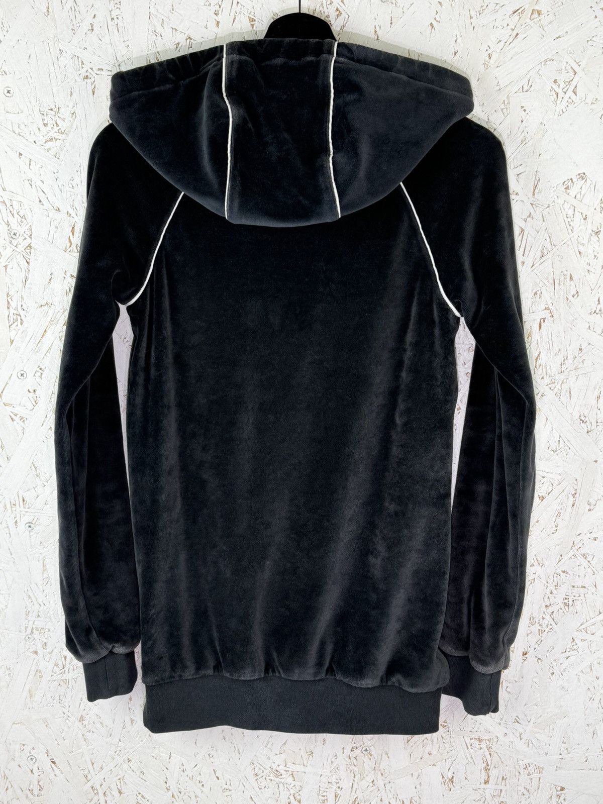 Dolce & Gabbana Dolce & Gabbana Velour Zip Up Hoodie Black Size 40 Size S / US 4 / IT 40 - 6 Thumbnail