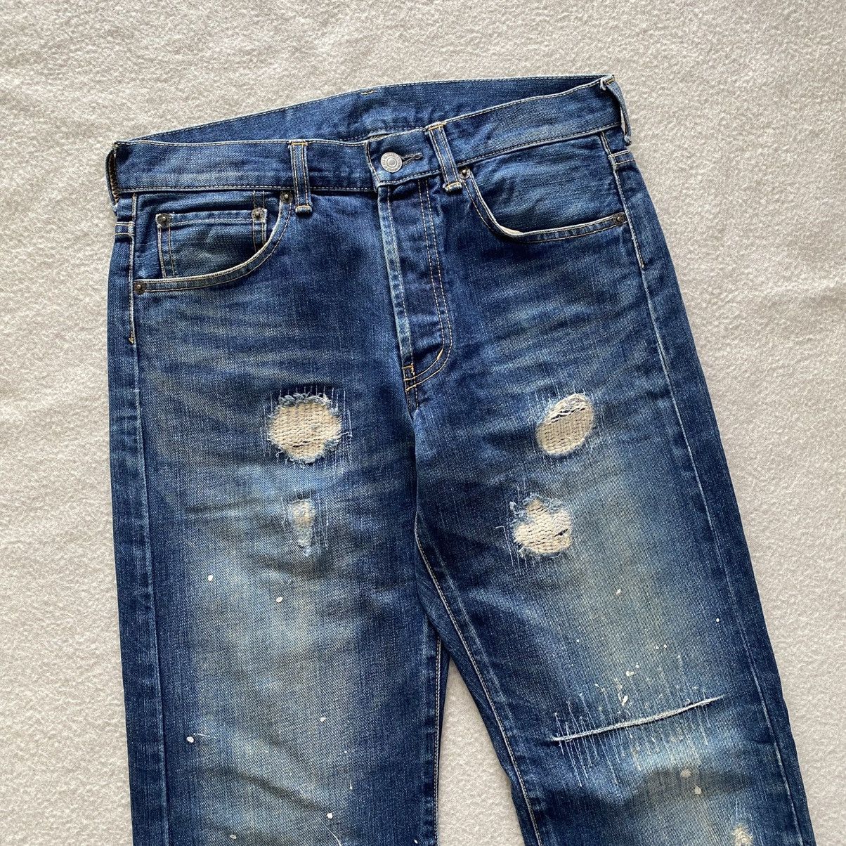 Japanese Brand × Takeo Kikuchi Vintage Japanese Brand Takeo Kikuchi Distressed Denim w30 Size US 30 / EU 46 - 3 Thumbnail
