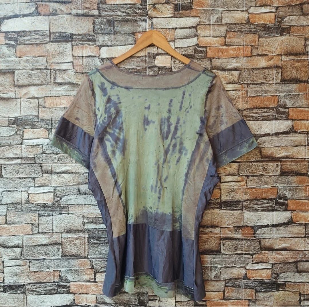 Japanese Brand Yoshiki Hishinuma Blouses Size XL / US 12-14 / IT 48-50 - 2 Thumbnail