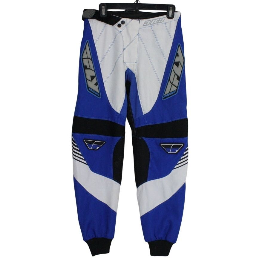 Vintage Fly Racing 303 Race Pants Mens 30 Blue White MX Motocross Size US 30 / EU 46 - 1 Thumbnail