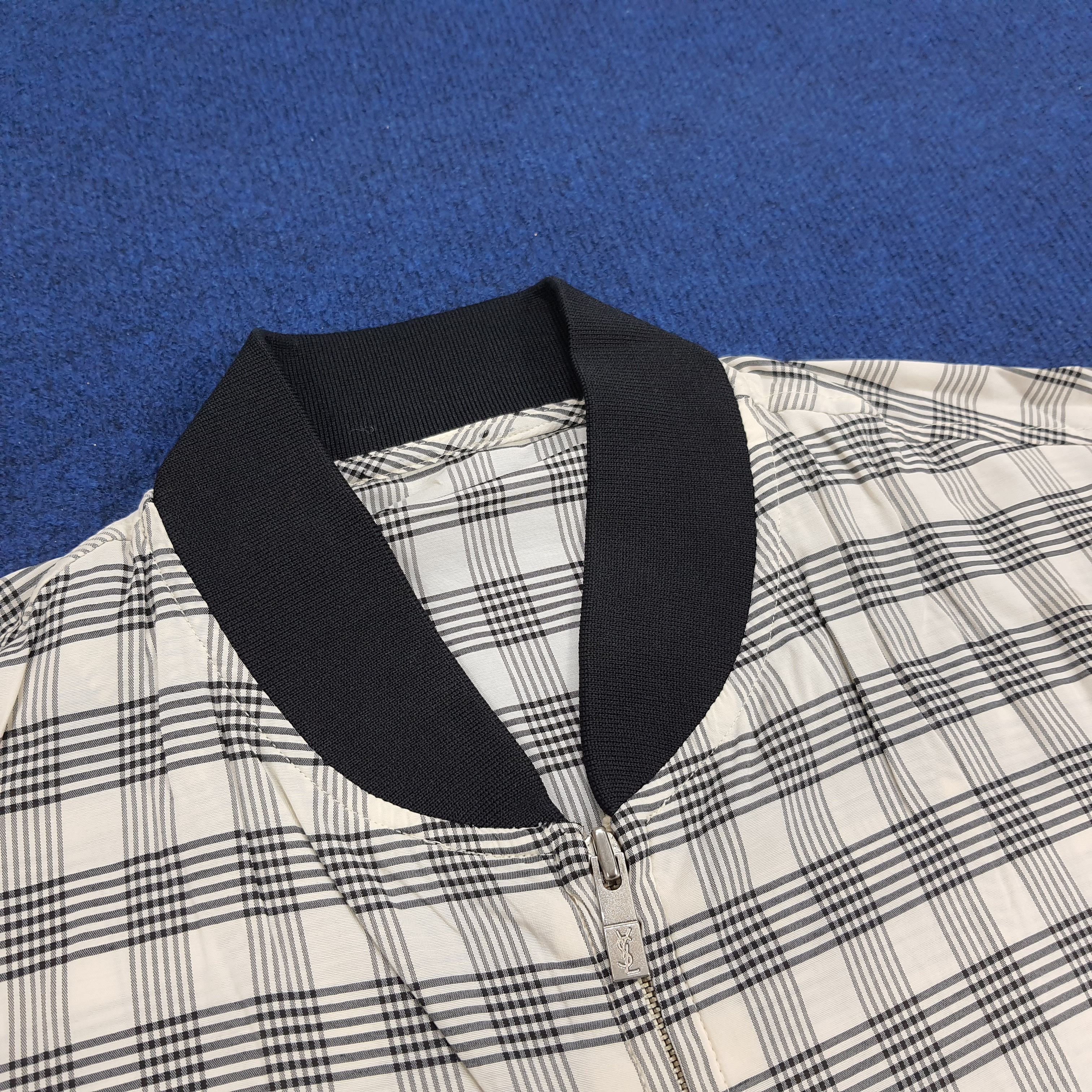 Vintage × Yves Saint Laurent Vintage YSL Yves Saint Laurent Zipper Jacket Size US XL / EU 56 / 4 - 4 Thumbnail