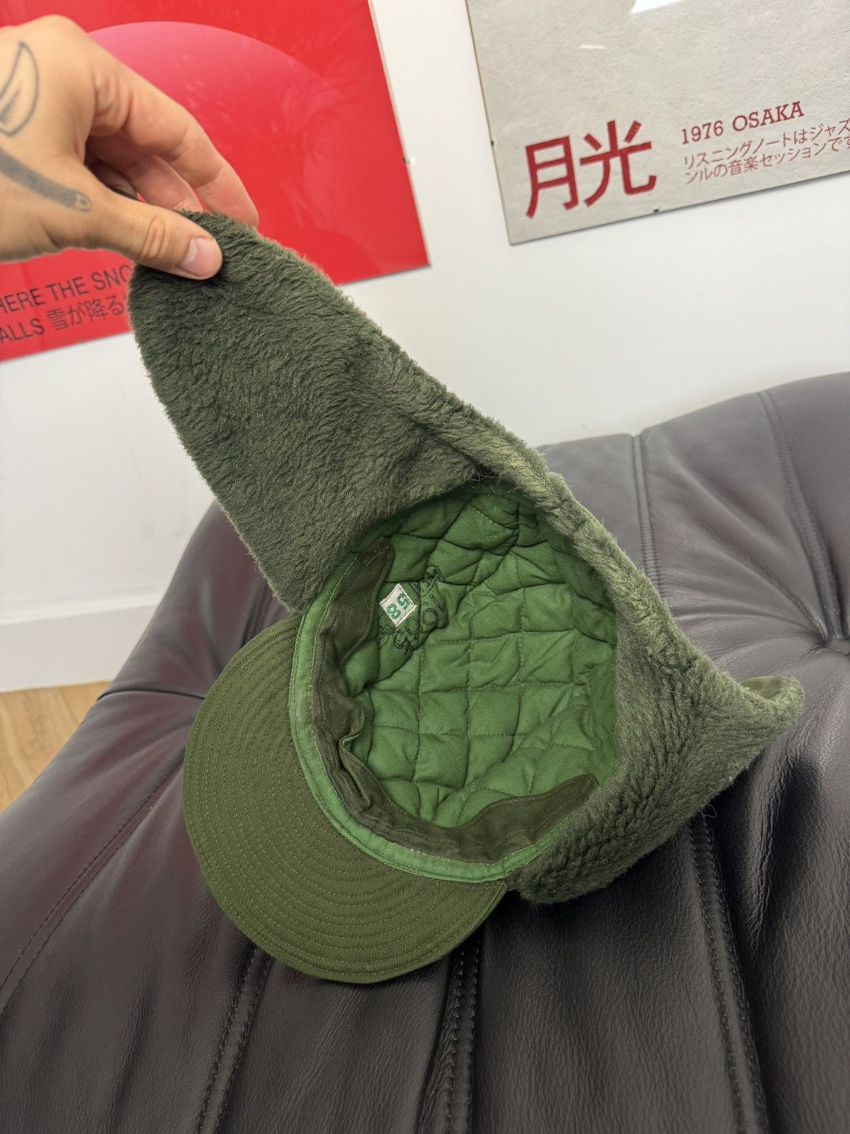 Vintage Vintage Military hat 60’s army svea dark green archive rare Size ONE SIZE - 2 Thumbnail