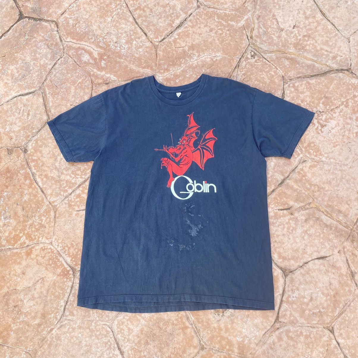 Band Tees Thrashed Faded Vintage Goblin Electronic Band ERD GRUNGE TEE Size US XL / EU 56 / 4 - 1 Thumbnail