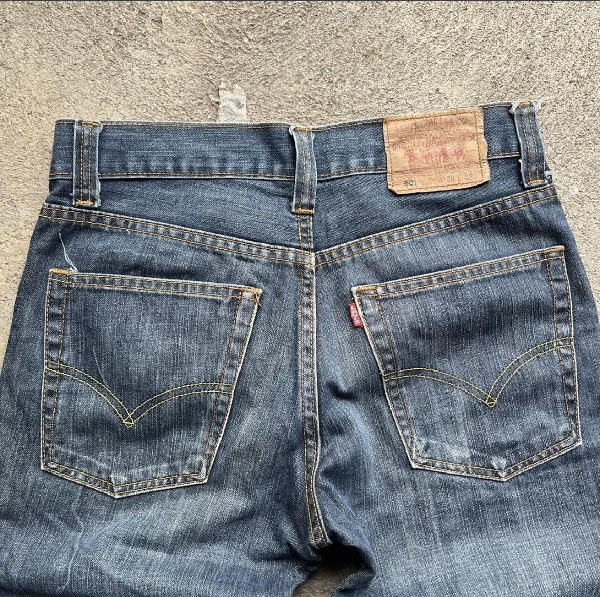 Levi's Vintage Clothing 1990s Levis 501 1960s Reproduction Selvedge Denim Size US 30 / EU 46 - 1 Thumbnail
