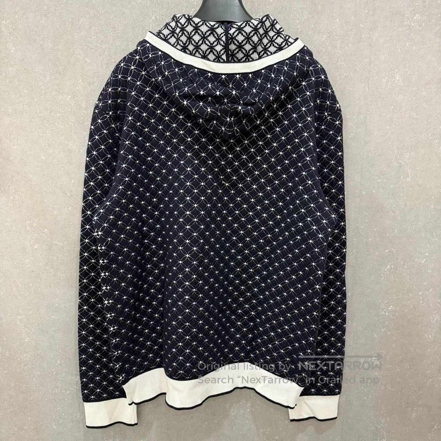 Louis Vuitton Louis Vuitton Knit Embroidered Logo Hoodie. Size US XXL / EU 58 / 5 - 4 Thumbnail