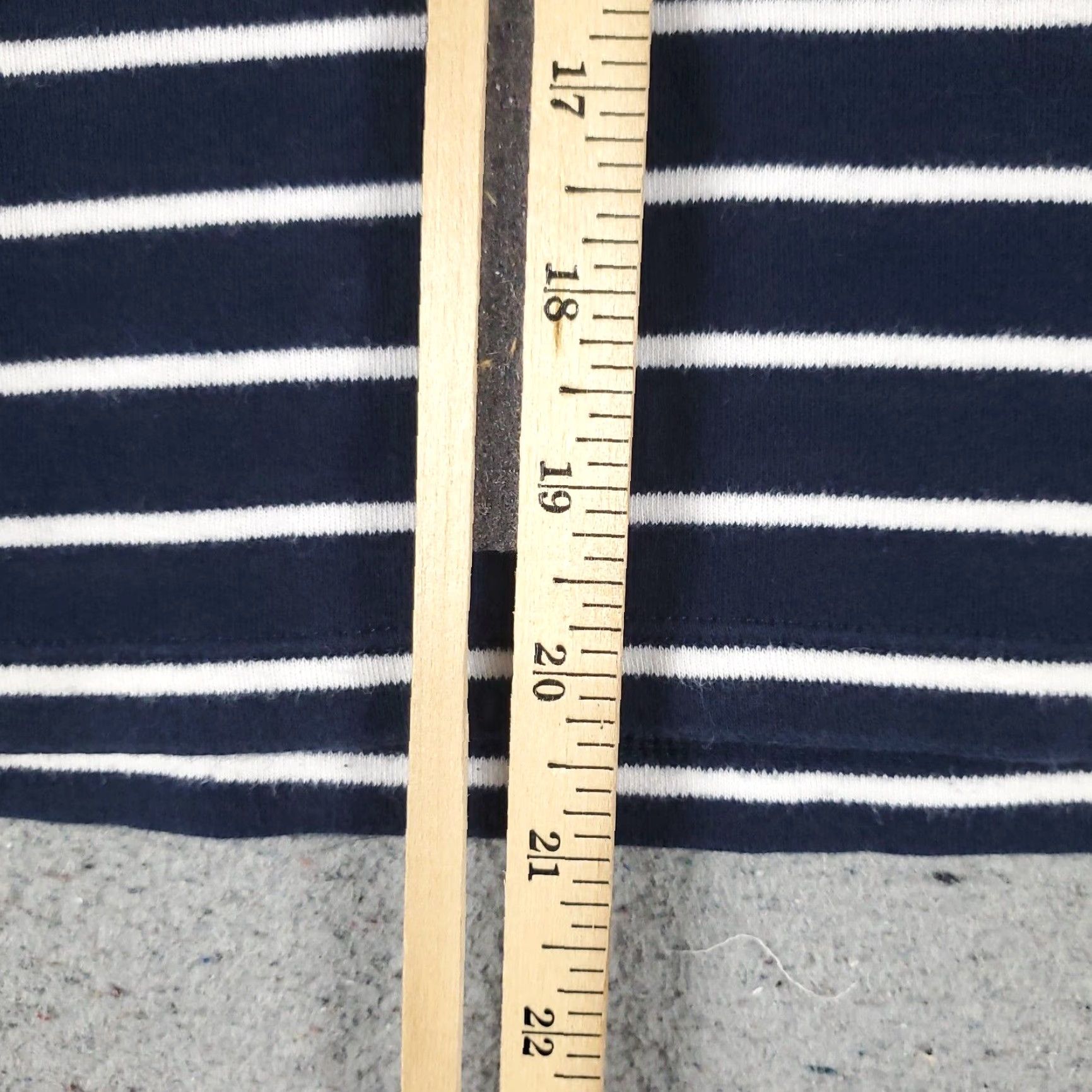 Nautica VINTAGE Nautica T-Shirt Women Large Blue White Striped Casual Long Sleeve Shirts American 90s Womens Size L / US 10 / IT 46 - 6 Thumbnail