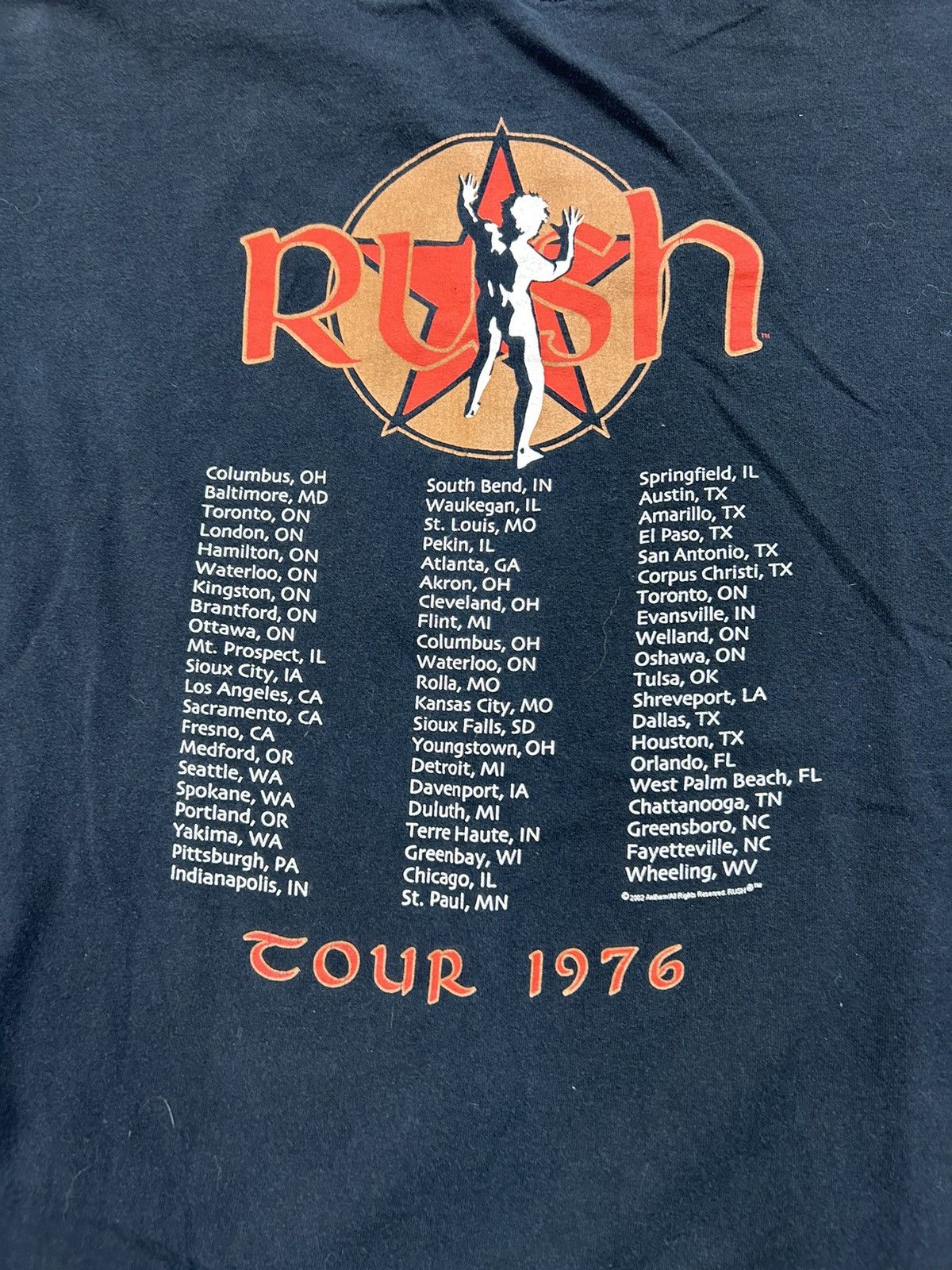 Vintage Vtg Y2K Rush Tour Shirt Size US XL / EU 56 / 4 - 4 Thumbnail