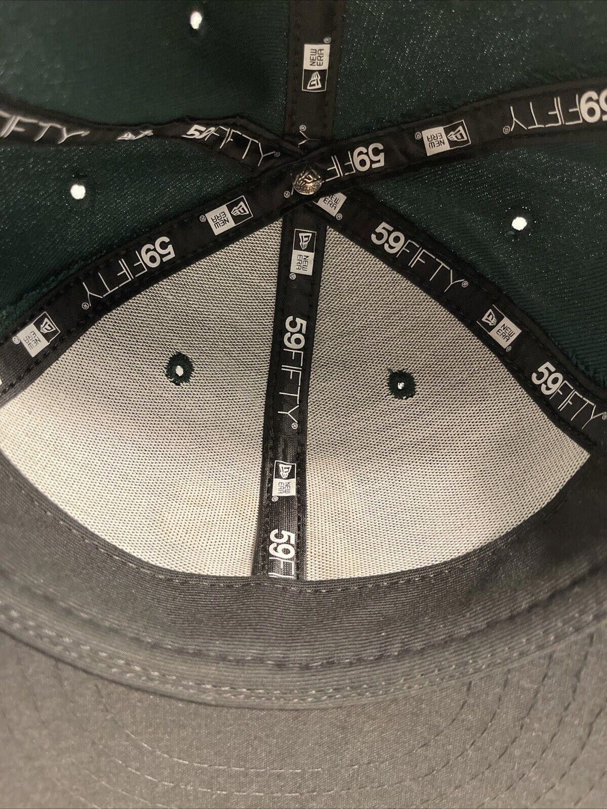 New Era Oakland A's MLB Authentic59 Fifty Hat USA Size 7 1/2 Size ONE SIZE - 6 Thumbnail