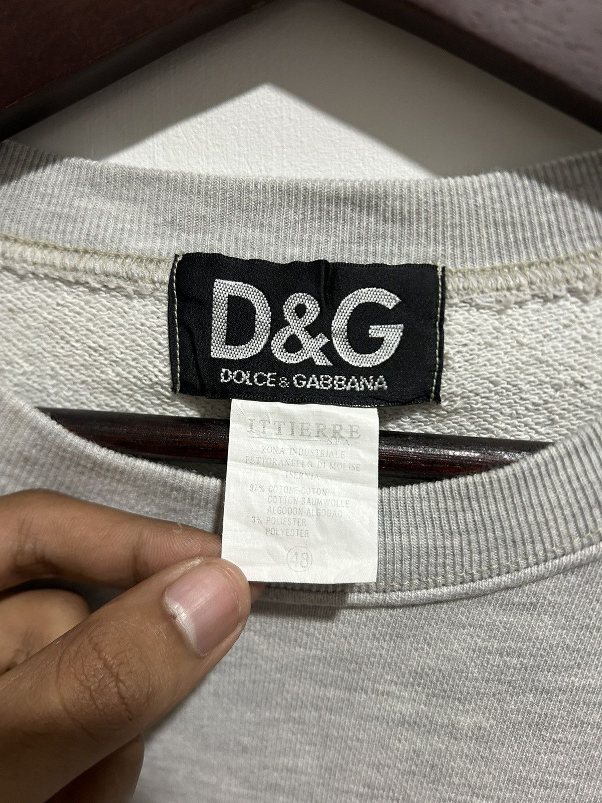 Dolce & Gabbana Vintage Dolce & Gabbana Spell Out Sweatshirt Size US M / EU 48-50 / 2 - 3 Thumbnail