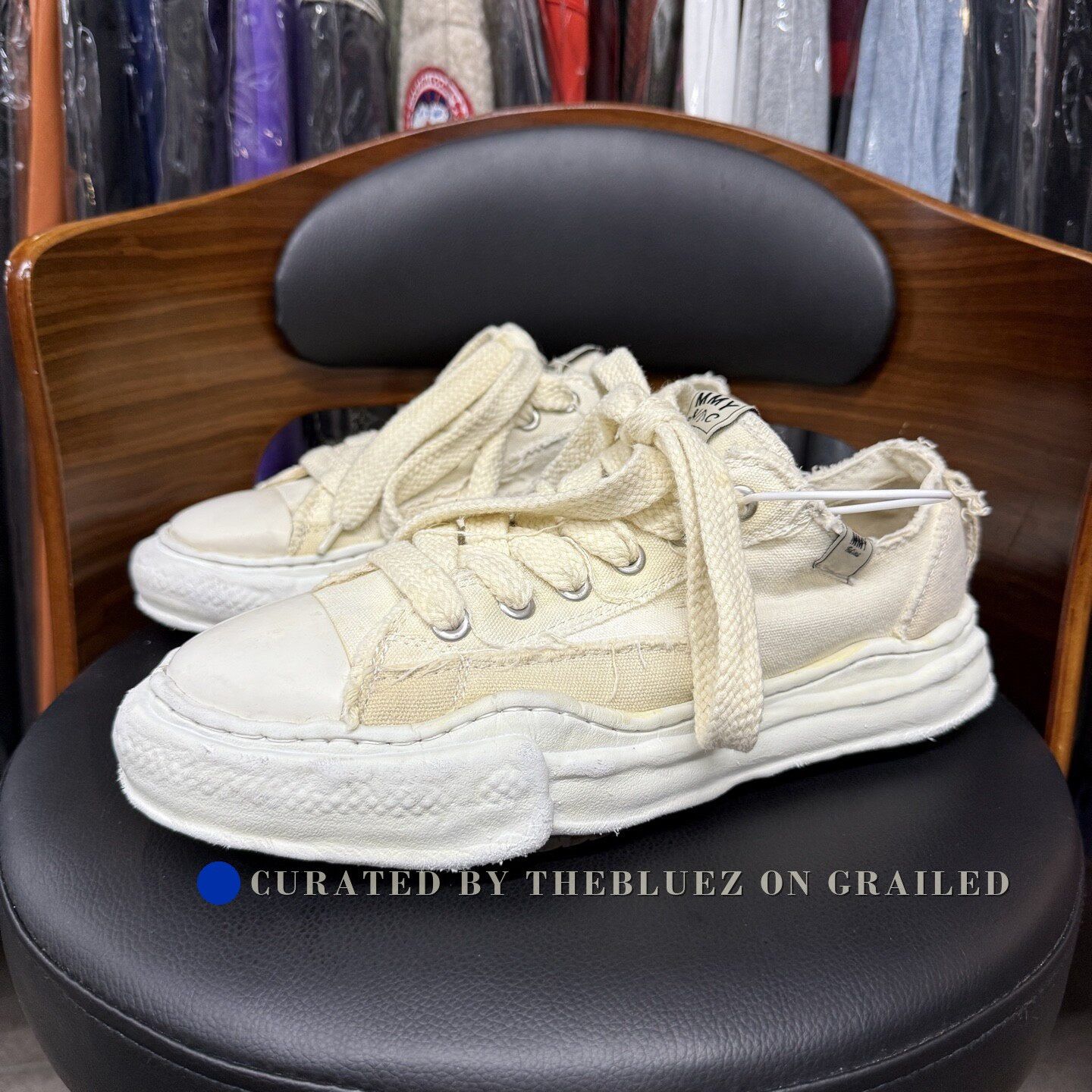 Maison MIHARA YASUHIRO MMY Canvas Vulcanized Shoes Size US 10 / EU 43 - 1 Thumbnail