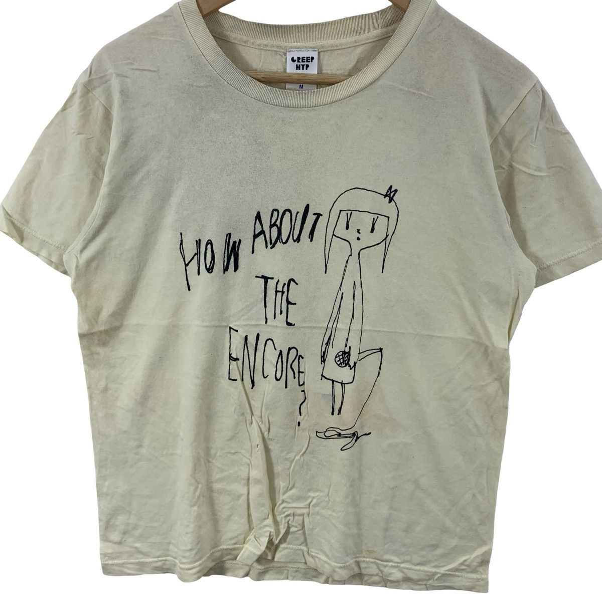 Other HOW ABOUT THE Encore Hand Drawn Graphic T-Shirt Pale Size US M / EU 48-50 / 2 - 5 Thumbnail