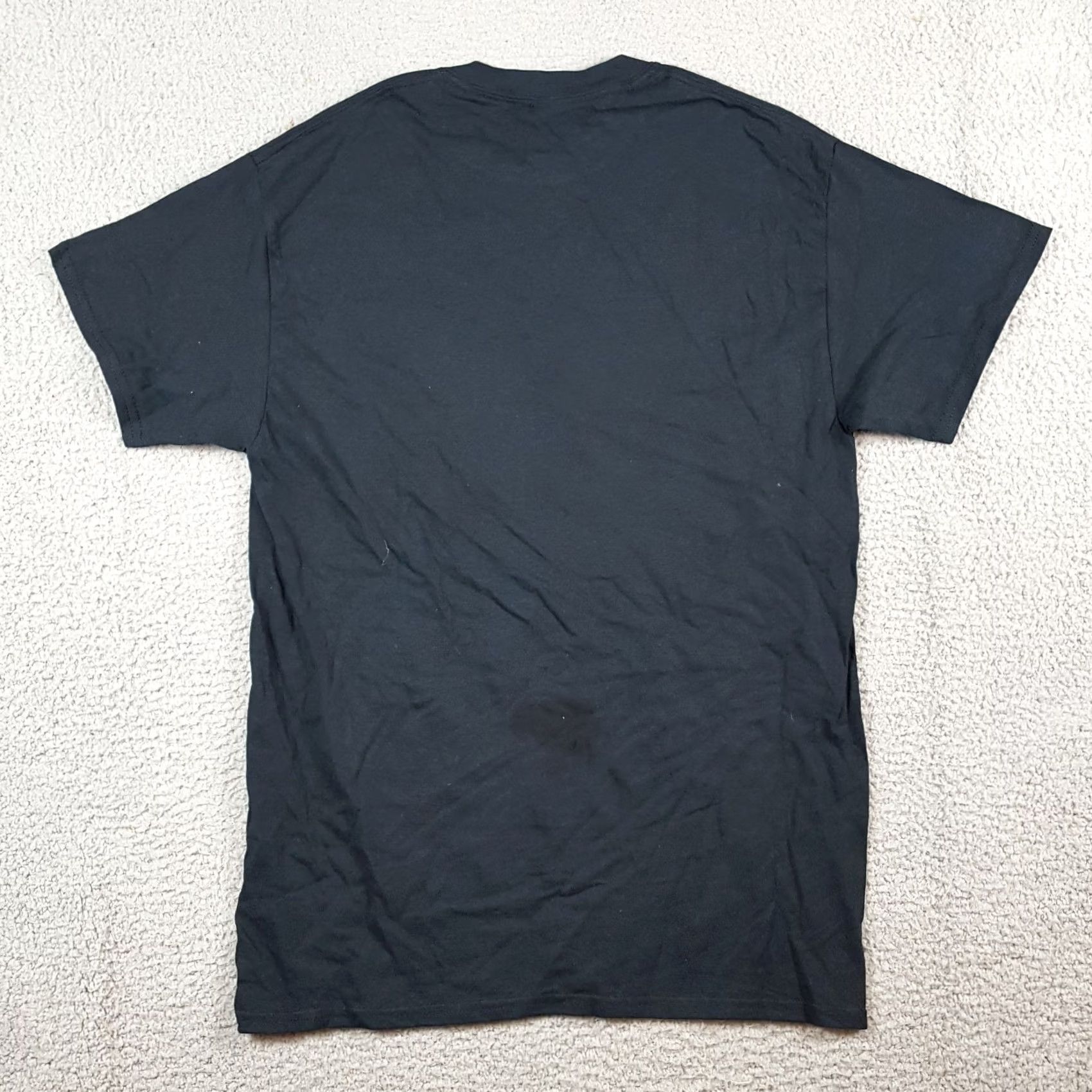 Gildan VINTAGE Y2K Butterfly Nature Women's M T-Shirt Black Cotton Gildan 90s Gothic Casual Short Sleeve Crew Neck Top Size M / US 6-8 / IT 42-44 - 6 Thumbnail