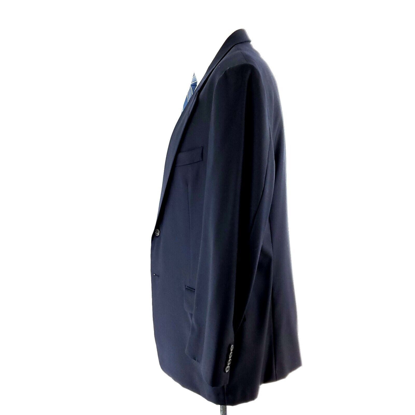 Hickey Freeman Hickey Freeman Boardroom Wool 2 Button Blazer 42R Or Slim Fi Size 42R - 4 Thumbnail