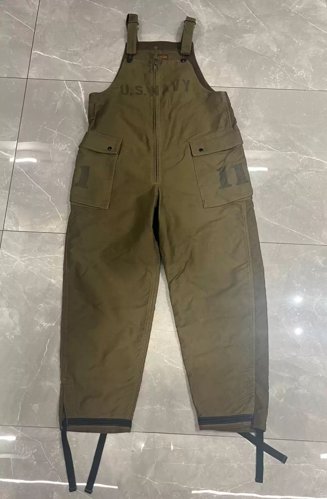 image of Freewheelers Deck Bib Pants in Green, Men's (Size 32)